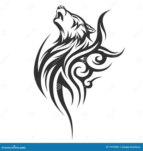 Tribal Tattoo Designs Wolf