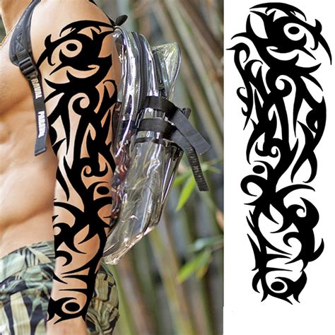 Tribal Tattoo Full Arm Design Infocables