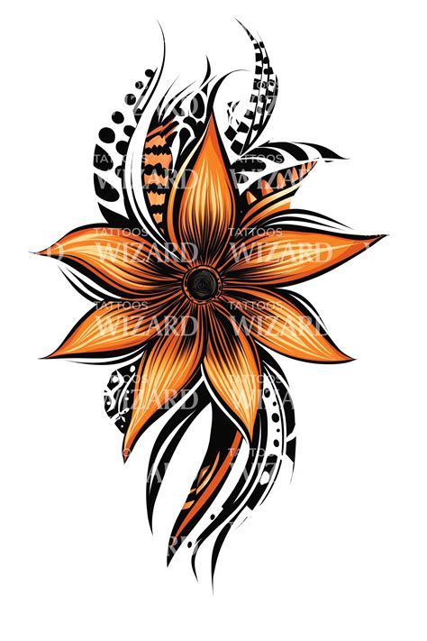 Tribal Tiger Lily Tattoo Design Tattoos Wizard Designs Tribal Tiger Lily Tattoo Design Tattoos Wizard Designs