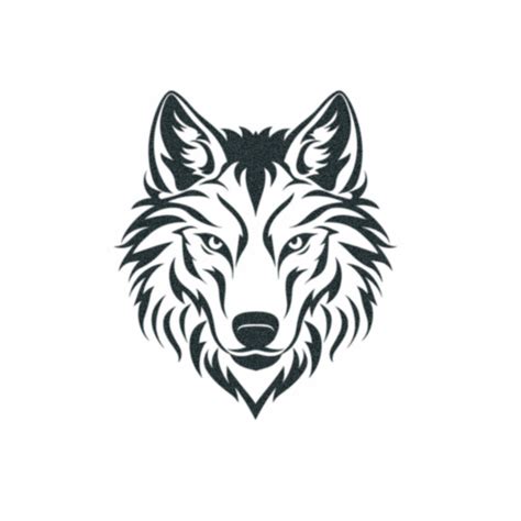 Tribal Wolf Tattoo Wolf Tribal Temporary Tattoo Wolf Temporary Tattoo 1990S Tribal Tattoo Old School Wolf Tattoo Tribal Animal Etsy