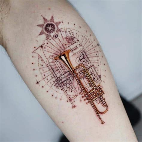 Trumpet Tattoo Designs