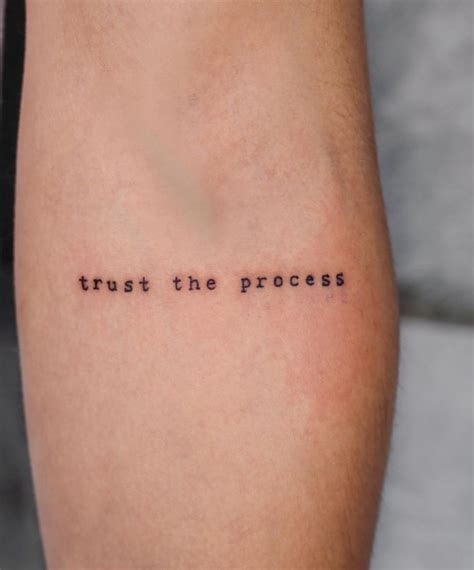 Trust The Process Minimal Tattoo Design Simple Tattoos For Guys Trust The Process Minimal Tattoo Design Simple Tattoos For Guys