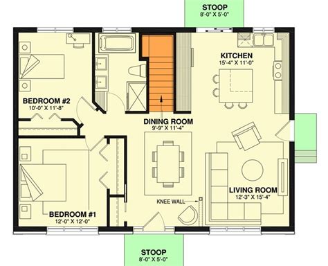 Top two bedroom house plans for modern living
