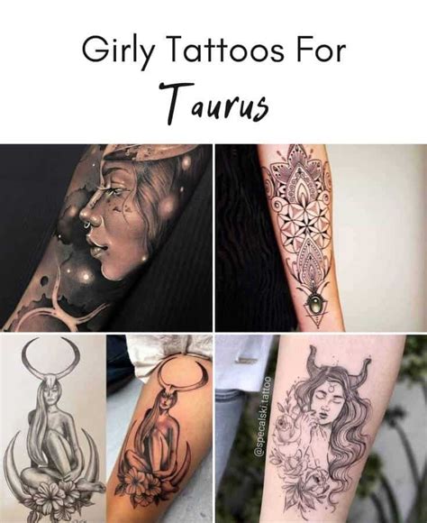 Unique And Feminine Taurus Zodiac Tattoo Ideas Ourmindfullife Com