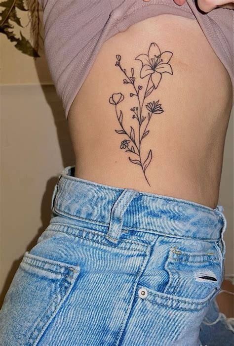 Unique Flower Tattoos On Ribs Unique Flower Tattoos On Ribs