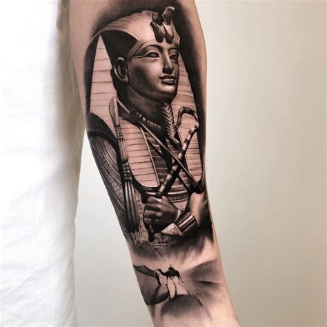 Unique King Tut Tattoo Design Ideas