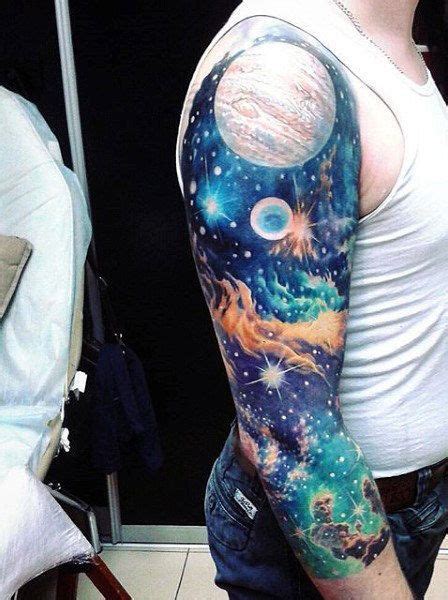 Universe Sleeve In Progress By Alex Vidaud Tattoonow