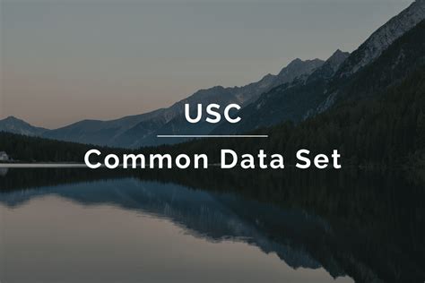 USC Common Data Set Secrets Revealed