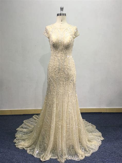 Vintage Beaded Wedding Gown: Timeless Elegance Unveiled