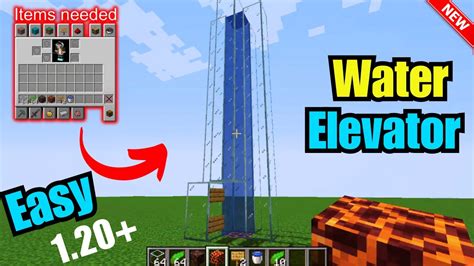 Water Elevator Minecraft