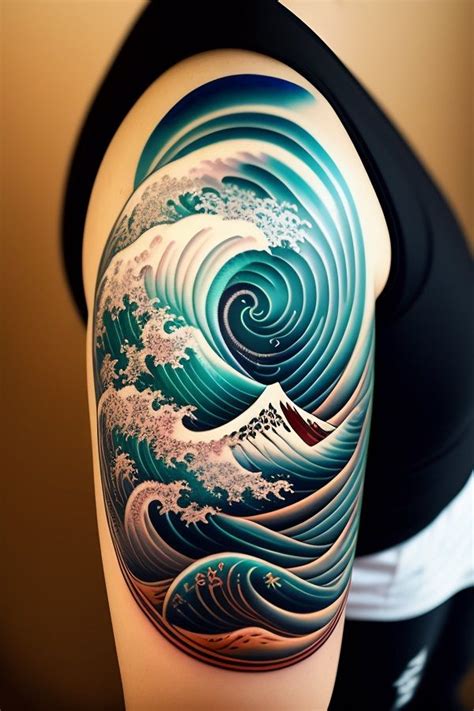 Wave Tattoo Designs Japanese Wave Tattoo Designs With Meaning Art