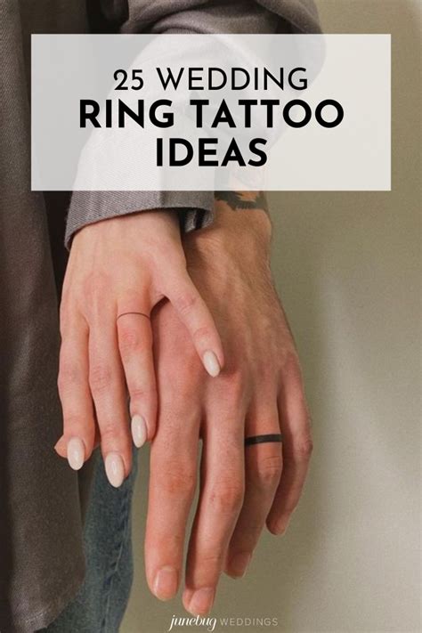 Wedding Ring Tatoos 60 Photos Astyledwedding Com