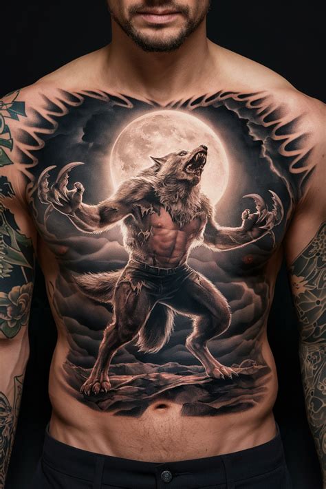 Werewolf Tattoo Werewolf Art Desenhos Old School Schrift Tattoos