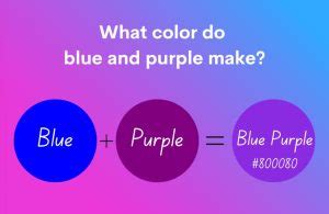 What Does Purple and Blue Make When Mixed Together