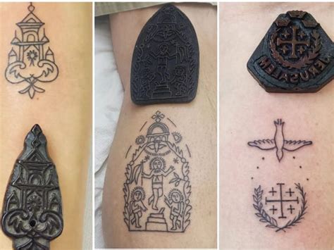 What It Amp 39 S Like To Get Tattoo With Ancient Stamps At Razzouk News Tattoos