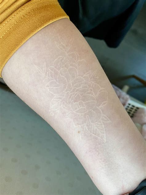 White Ink Tattoo