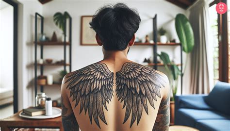 Wings On The Back Tattoo