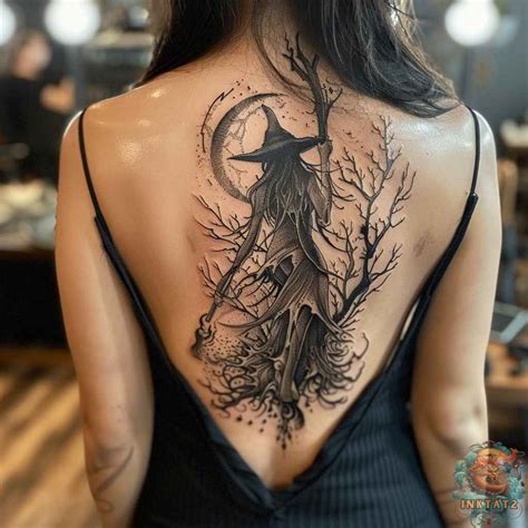 Witchy Ink The Power And Magic Of Witch Tattoos 227 Designs Inktat2