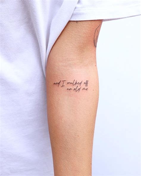 Word Tattoos On Arm